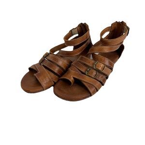 Bed Stu Miya Women's Leather Gladiator Style  Sandals (Tan Rustic) US Sz. 6